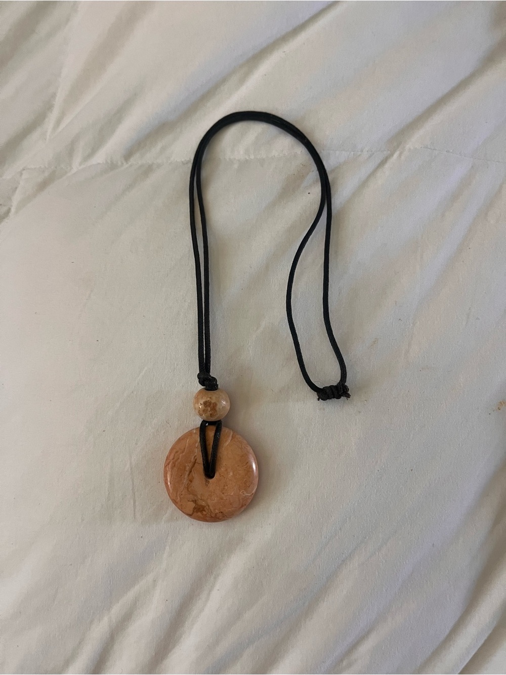 Handcrafted Brown Stone Pendant Necklace - Women Jewelry